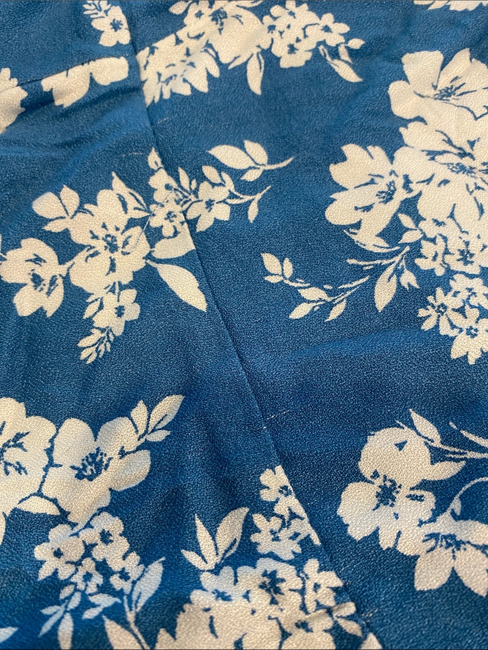 Old Navy Flutter Sleeve Floral Dress Large Blue Musty - Picture 7 of 15